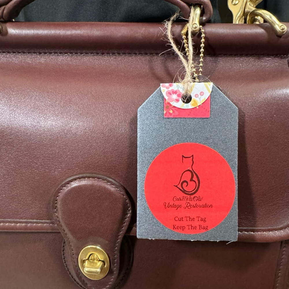 ❤️SOLD❤️Vintage Coach Mahogany Willis Bag 9927 Pristine - Picture 11 of 12